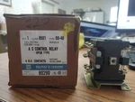Square 8501 DO-40 Control Relay Nema A600 N.o. Contacts 120V Coil (VR1). Fixed Price $39.50.