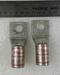 (lot Of 2) Panduit LCA350-12-X Comp. Lug, 350, Tin Plt Copper, Strt, 1/2" Stud. Fixed Price $19.99.