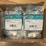 Panduit CJ64IW Mini-com Mini-jack CAT3 Module 6-POSITION 4-WIRE RJ11 Lot Of 24. Fixed Price $155.99.