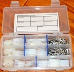Molex .093 Series Free Hanging Connector Kit. 2-3-4 Pin. 22-18 Ga. 196 Pieces. Fixed Price $44.95.