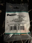 Lot (48) Panduit CJ688TGOR Gigatx CAT6 Mini-com RJ45 Network Jack Module Orange. Fixed Price $95.00.