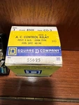 New Nib Square 8501CO2 CO-2 Ac Control Relay Dpst 24V Part Open Type. Fixed Price $19.99.
