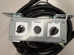 Allen Bradley Selector Switches X2, Plush Button X1, Hoffman Jct Assembly, Lot. Fixed Price $128.00.