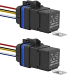 Pack Waterproof Relay And Harness Kits 40/30 Amp 12V Switch, 5 Pin Sp.... Fixed Price $13.99.