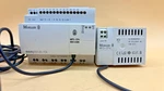 Moeller Easy 821-DC-TCX Controller With MFD-CP4 Module And 800-CAB5. Fixed Price $527.33.