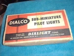 (5) Nos Dialco Dialight Sub Miniature Pilot - Green Dome Cap. Fixed Price $24.99.