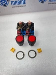 Idec HW1L-M1F11QD-R-24V Industrial Pushbutton Switch Lot Of 2PCS. Fixed Price $99.00.