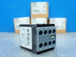 Siemens 4 Auxiliary Switch Blocks 3RH2911-1HA22. Fixed Price $50.00.