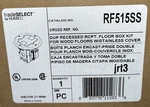 Tradeselect RF515SS Floor Box Kit For Wood Type 1-GANG Nema 5-15R Hubbell. Fixed Price $40.30.
