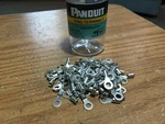 Panduit 16-14 Awg Non-insulated Ring Terminal #8 Stud Qty 94. Fixed Price $47.00.