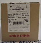 Hammond Power Solutions RM0008N50 Amp 1.2K V Iron Core Reactor - New Open Box. Fixed Price $130.00.