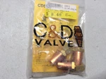 Package Of 3 C&d CD5512 Braze-on Copper Saddle Valve For 1/2" Tube. Fixed Price $15.00.
