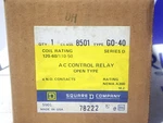 New Square D 8501 G040 Pole Amp Control Relay With 110/120 Volt Coil. Fixed Price $60.00.