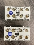 Nos Allen Bradley 195-MA40 Ser Auxiliary Contact Block 500V 10A **lot Of 2**. Fixed Price $64.50.