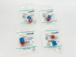 Lot Of 4 New Panduit CJ5E88TGBU Mini-com TX-5E Jack Modules. Fixed Price $29.95.