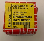 Danfoss Overload Relay TI16C 047H0203 Dol 0.4-0.62A New Box Genuine Pcs. Fixed Price $47.96.