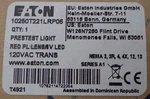 Eaton 10250T221LRP06, Prestest Light Red, Brand New!!!. Fixed Price $120.00.