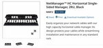 Panduit Pan-net NMF2 Horizontal Cable Manager 19" Front Only 2RU New Sealed Blk. Fixed Price $49.99.