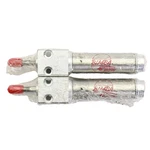 Lot Of 2X Bimba Stainless BF-041 Pneumatic Cylinder 3/4" Bore 1" Stroke. Fixed Price $41.65.