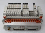 As-is Smc Valve Manifold Controller NP420-DN1 VQ1101Y-5 VQ1201-5. Fixed Price $775.00.