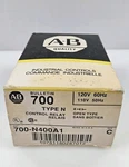 Allen-bradley Industrial Control Relay Nib 700-N400A1 Priced To Sell. Fixed Price $148.95.