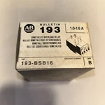 Allen Bradley 193-BSB16 Bimetallic Overload Relay New In Box Ser 1.6 Amp. Fixed Price $18.00.