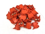 Lot Of 42 Abb Entrelec M6/8-ORANGE Terminal Block 22-8AWG 50A 600V. Fixed Price $34.95.