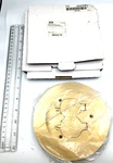 Hubbell Scrubshield Floor Box Combination Cover & Carpet Flange Brass SF3925. Fixed Price $114.00.