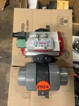 Bray 92-0830-11300-532 Actuator With 630250-21520536 Solenoid And 2" Ball Valve. Fixed Price $575.00.