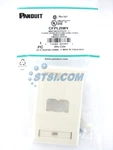 Panduit CFPL2IWY 2-PORT Mini-com Faceplate, Labeled Series, Off-white Stsi. Fixed Price $8.99.