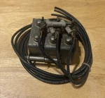 Industrial Steampunk Capacitor Stack With Exposed Resistors Sprague Ohmite 14OZ. Fixed Price $30.00.