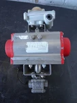 Triac Controls Actuator 1/2" Stainless Ball Valve SS316 Fisher. Fixed Price $250.00.