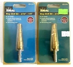 New Ideal Step Drill Bits For Holes 3/16" To 1/2" Made In Usa #35-516. Fixed Price $34.99.