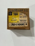 Allen Bradley 700-C400A1 Ac Relay Pole 120V 4NO *new In Box*. Fixed Price $75.99.