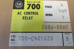 Allen Bradley Relay 700 C400A20 208V Coil In Enclosure C401A20 Series. Fixed Price $150.00.