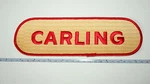 Vintage Large Carling Beer Brewing Distributor Jacket Patch 1970S Nos New. Fixed Price $14.99.