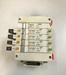 Smc VQ2200NRY-5C-Q & VVQ2000-10A-1 Manifold Solenoid Valve Assy. Fixed Price $50.00.
