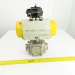 Sonic Torque Pneumatic Valve Actuator W/sharpe 3 Way Sanitary & FMYB-5220. Fixed Price $482.16.