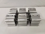 Smc NCDQ2WB63-10D Pneumatic Cylinder 63MM Bore 10MM Stroke Double Rod Used. Fixed Price $15.00.