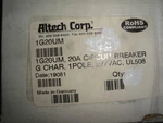 Altech 1G20UM 20A 1P 277V Circuit Breaker Din Rail Lot Of 3. Fixed Price $39.00.