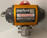 Norbro 40R Pneumatic Actuator 10-RDA40-1SD1E0-C W/ Valve Used, Working. Fixed Price $148.50.