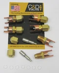 C&d Braze-on Self-piercing Copper Saddle Valve For 3/8" Tube CD5538 Package Of 6. Fixed Price $34.39.