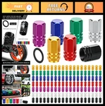140 Pack Aluminum Tire Valve Caps - Dustproof Wheel Covers For Car, Suv, Truck,. Fixed Price $44.09.