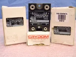 (3) New Crydom D2402 Solid-state Relays Control: 3-32VDC Contacts: 240VAC 2.5A. Fixed Price $27.97.