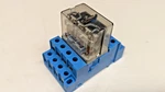 New Finder 4PDT Relay 120VAC Coil, 12A 250V W/ 96.74 Base, Type 56.34.8.120.0000. Fixed Price $17.59.