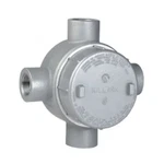Killark GESXT-3, Conduit Outlet Body, 1, Aluminum, 4-HUB, X-style, 1PC. Fixed Price $78.96.