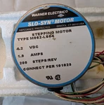 Warner Slo-syn Stepping Motor M062-LS04 4.2 Vdc 1.9 Amps 200 Steps/rev. Fixed Price $95.80.